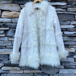 Faux fur coat